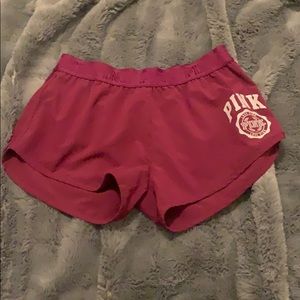 Maroon athletic shorts that would be nice for run